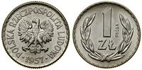 Polska, 1 złoty, 1957