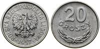 Polska, 20 groszy, 1957