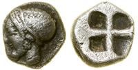 Grecja i posthellenistyczne, trihemiobol, (ok. 510–494 pne)