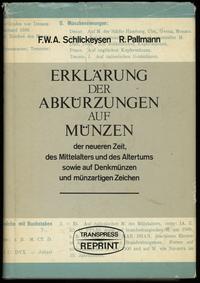 wydawnictwa zagraniczne, F.W.A. Schlickeysen, R. Pallmann- Erklärung des Abkürzungen auf Münzen der..