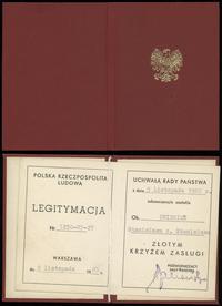 Polska, Złoty Krzyż Zasługi, 1952–1989