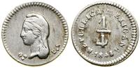 Meksyk, 1/4 reala, 1843 Go LR
