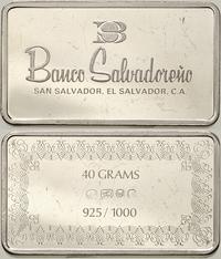 srebrna sztabka kolekcjonerska, BANCO SALVADOREN