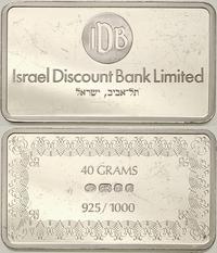 srebrna sztabka kolekcjonerska, ISRAEL DISCOUNT 
