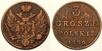 3 grosze 1830/FH, Warszawa, Iger KK.30.1.a