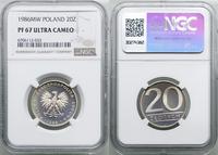 Polska, 20 złotych, 1986