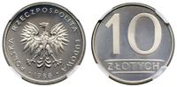 Polska, 10 złotych, 1986