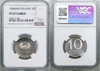 Polska, 10 złotych, 1986