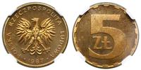 Polska, 5 złotych, 1987
