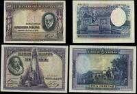 Hiszpania, zestaw 2 banknotów, 1928–1935