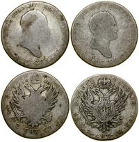 Polska, zestaw 2 x 2 złote, 1818 IB, 1820 IB