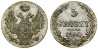 Polska, 5 groszy, 1840 MW