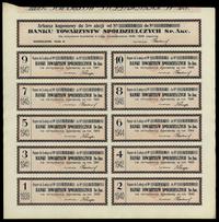 Polska, 5 akcji po 500 złotych = 2.500 złotych, 1929