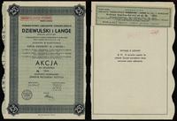 Polska, akcja na okaziciela o wartości 250 złotych, 1937
