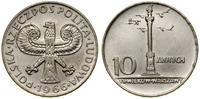 Polska, 10 zlotych, 1966