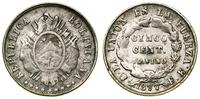 Boliwia, 5 centavo, 1877