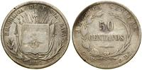 Kostaryka, 50 centavo, 1887