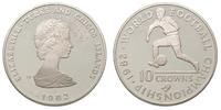 10 koron 1982, MŚ Hiszpania 1982, srebro '925' 2