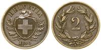 Szwajcaria, 2 rappeny, 1890