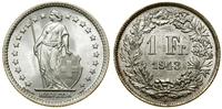 Szwajcaria, 1 frank, 1943