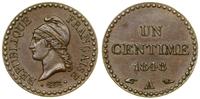Francja, 1 centym, 1848