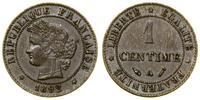 Francja, 1 centym, 1892