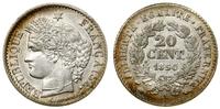 Francja, 20 centymów, 1850