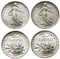 Francja, zestaw 2 x 50 centymów