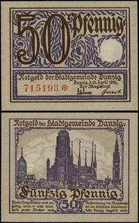 Prusy Zachodnie, 50 fenigów, 15.04.1919