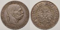 5 koron 1907, Wiedeń, patyna, Dav. 34