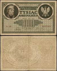 Polska, 1.000 marek polskich, 17.05.1919