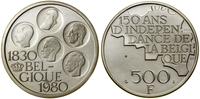 Belgia, 500 franków, 1980