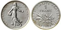 Francja, 1 frank, 1980