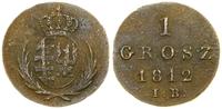 Polska, 1 grosz, 1812 IB