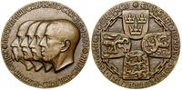 Szwecja, medal z okazji spotkania politycznego w Sztokholmie, 1939