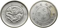 Chiny, 50 centów (3 mace i 6 kandarynów
), 1908