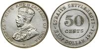 Straits Settlements, 50 centów, 1921