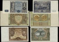 Polska, zestaw 3 banknotów, 1929–1936