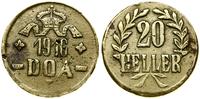 Niemcy, 20 halerzy, 1916 T