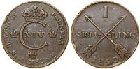 Szwecja, 1 skilling, 1820