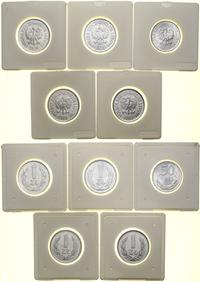 Polska, zestaw 5 monet, 1974–1983