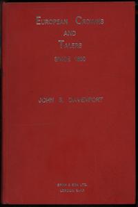 wydawnictwa zagraniczne, John S. Davenport - European Crowns and Talers since 1800, London 1964, II..