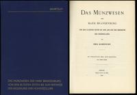 wydawnictwa zagraniczne, Bahrfeldt Emil – Das Münzwesen der Mark Brandenburg von den Ältesten zeite..