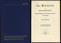 wydawnictwa zagraniczne, Bahrfeldt Emil – Das Münzwesen der Mark Brandenburg von den Ältesten zeite..