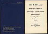 wydawnictwa zagraniczne, Bahrfeldt Emil – Das Münzwesen der Mark Brandenburg von den Ältesten zeite..