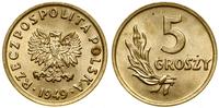 Polska, 5 groszy, 1949