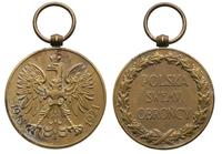 Medal pamiątkowy za Wojnę 1918-1921, brąz 35 mm,