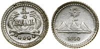 Gwatemala, 1/4 reala, 1890