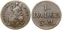 Szwecja, 1 daler, 1716