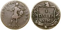 Szwecja, 1 daler, 1717